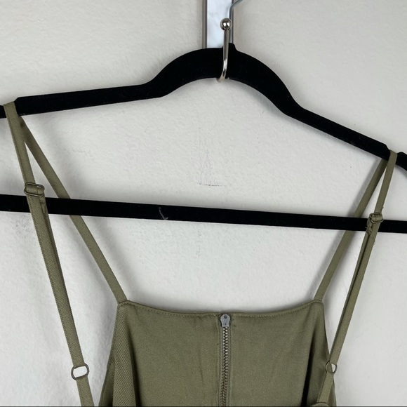 Soho New York Company Olive Green Rayon Jumpsuit M - Picture 13 of 16